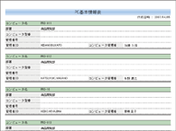 コンピューター基本データ